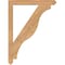 Ekena Millwork Funston Arts & Crafts Smooth Bracket, Western Red Cedar, 3 1/2"W x 36"D x 48"H BKT04X36X48FST03SWR - alternate 2